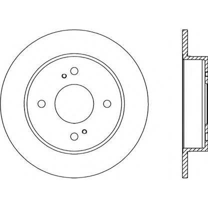 Фото Тормозной диск OPEN PARTS BDR139210