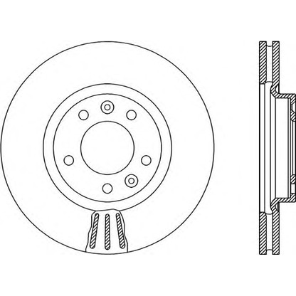 Foto Disco  freno OPEN PARTS BDR189820