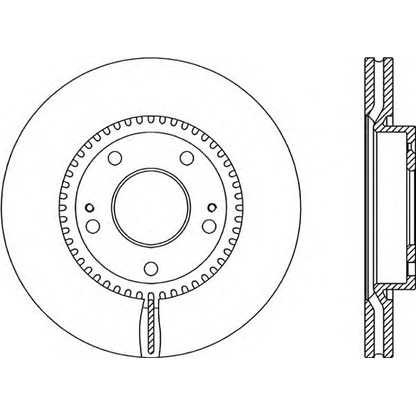 Фото Тормозной диск OPEN PARTS BDR206920