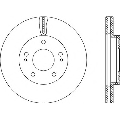 Foto Disco  freno OPEN PARTS BDR220520