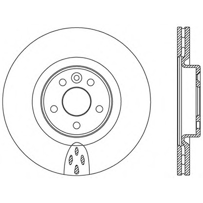 Foto Disco  freno OPEN PARTS BDR245620