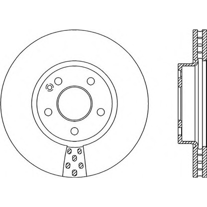 Photo Brake Disc OPEN PARTS BDA206020