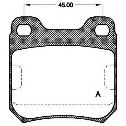 Photo Brake Pad Set, disc brake OPEN PARTS BPA023900