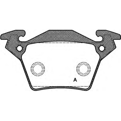 Фото Комплект тормозных колодок, дисковый тормоз OPEN PARTS BPA071700