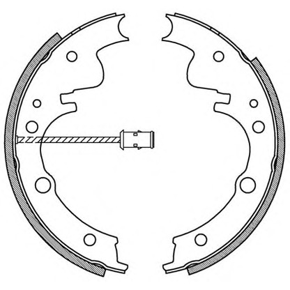 Zdjęcie Zesatw szczęk hamulcowych OPEN PARTS BSA204600