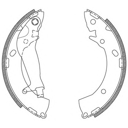 Photo Brake Shoe Set OPEN PARTS BSA211300