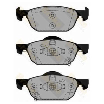 Photo Brake Pad Set, disc brake Brake ENGINEERING PA1825