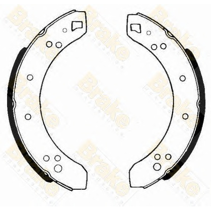 Фото Комплект тормозных колодок Brake ENGINEERING SH2070