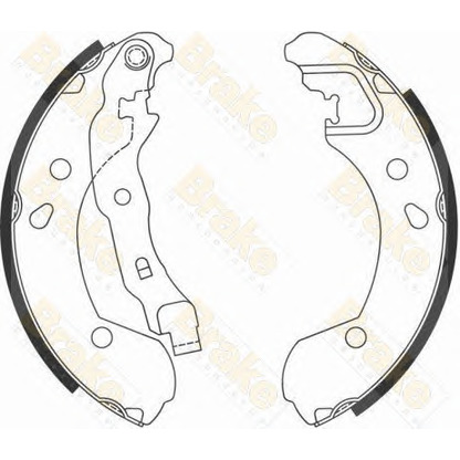 Photo Jeu de mâchoires de frein Brake ENGINEERING SH2594