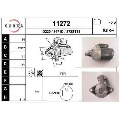 Foto Motorino d'avviamento EAI 11272