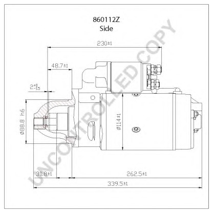 Foto Motor de arranque PRESTOLITE ELECTRIC 860112Z