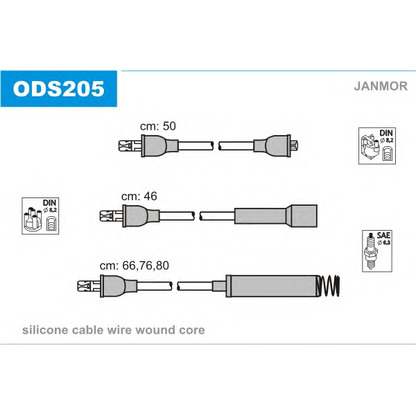 Photo Ignition Cable Kit JANMOR ODS205