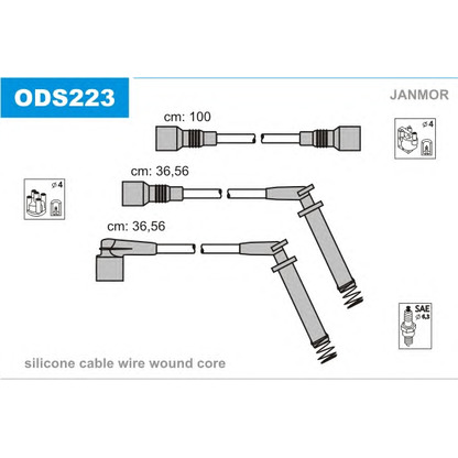 Photo Ignition Cable Kit JANMOR ODS223