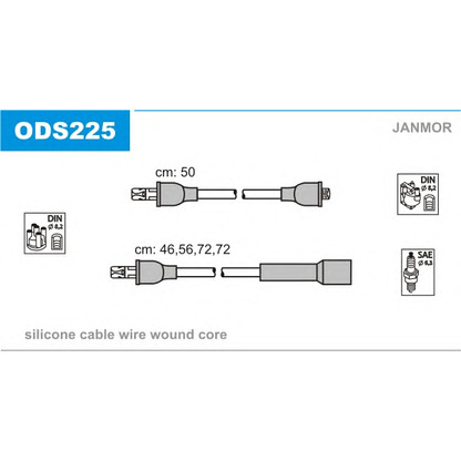 Photo Ignition Cable Kit JANMOR ODS225