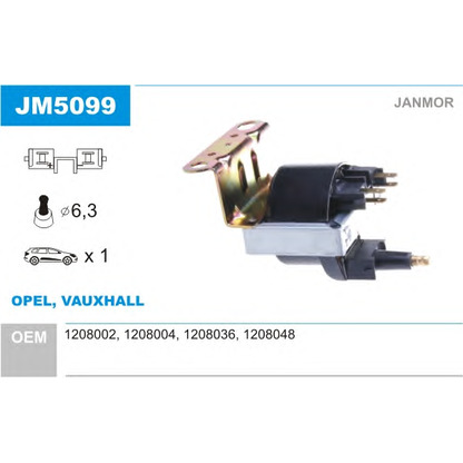Photo Ignition Coil JANMOR JM5099