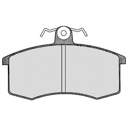 Photo Brake Pad Set, disc brake RAICAM RA03500