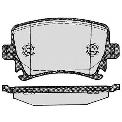Photo Brake Pad Set, disc brake RAICAM RA08181