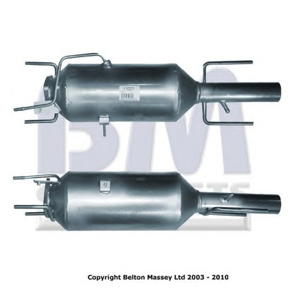 Photo Soot/Particulate Filter, exhaust system BM CATALYSTS BM11027HP