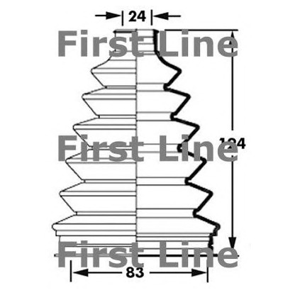 Foto Kit cuffia, Semiasse FIRST LINE FCB2383