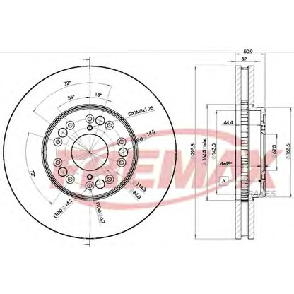 Photo Brake Disc FREMAX BD2611