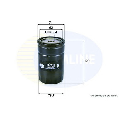 Zdjęcie Filtr oleju; Filtr hydrauliczny, automatyczna skrzynia biegów; Filtr, hydraulika sterownicza COMLINE EOF113