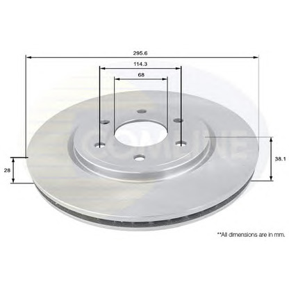 Photo Disque de frein COMLINE ADC0270V