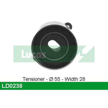 Foto Rullo tenditore, Cinghia dentata LUCAS LD0238