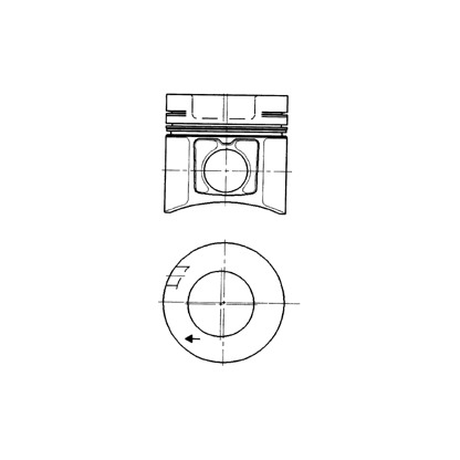 Foto Pistón KOLBENSCHMIDT 93485600