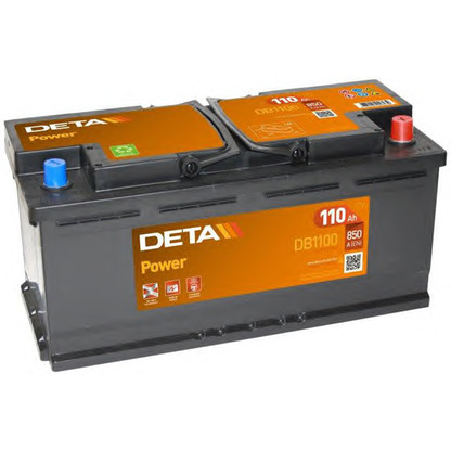 Photo Batterie de démarrage; Batterie de démarrage DETA DB1100