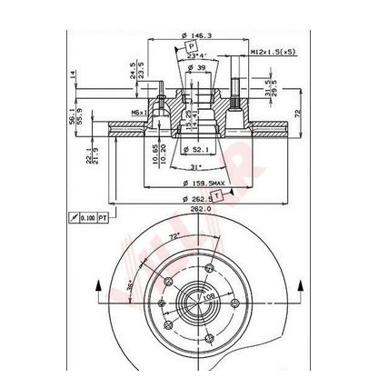 Photo Brake Disc VILLAR 6281620