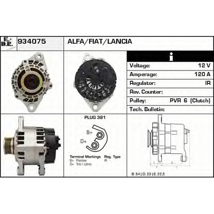 Foto Alternatore EDR 934075