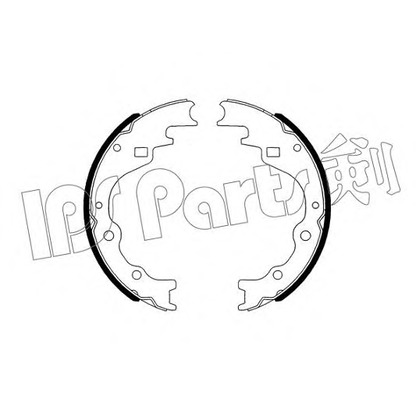 Photo Brake Shoe Set IPS Parts IBL4K11