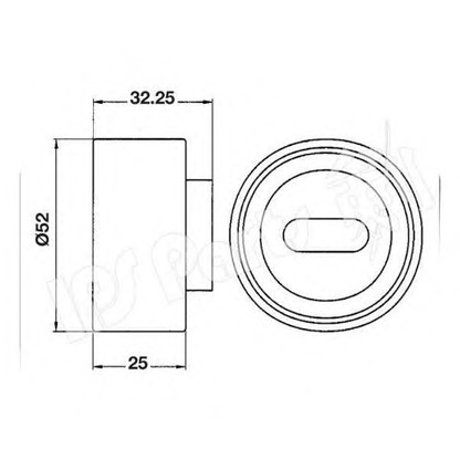 Foto Rullo tenditore, Cinghia dentata IPS Parts ITB6300