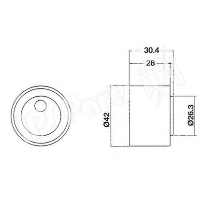 Foto Spannrolle, Zahnriemen IPS Parts ITB6806