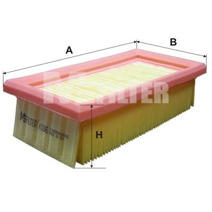 Photo Air Filter MFILTER K186