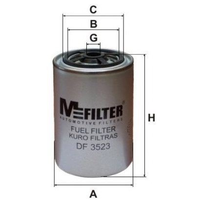 Foto Kraftstofffilter MFILTER DF3523