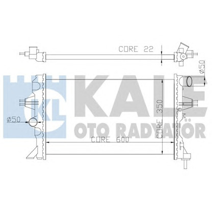 Photo Radiator, engine cooling KALE OTO RADYATÖR 363500