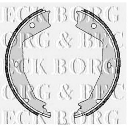 Foto Ganascia freno BORG & BECK BBS6284