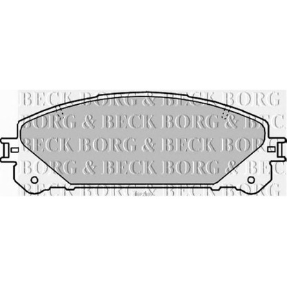 Photo Brake Pad Set, disc brake BORG & BECK BBP2289