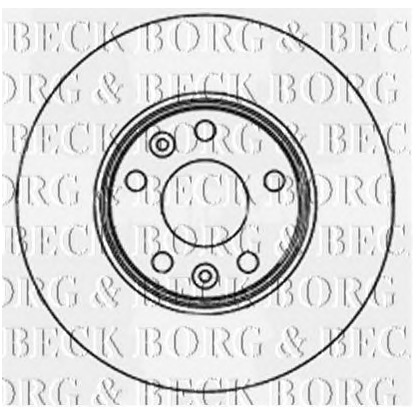 Foto Disco de freno BORG & BECK BBD5163