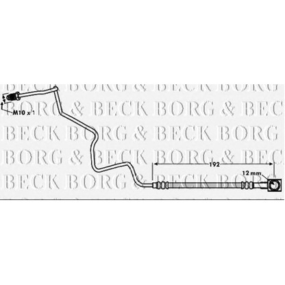 Foto Tubo flexible de frenos BORG & BECK BBH7935