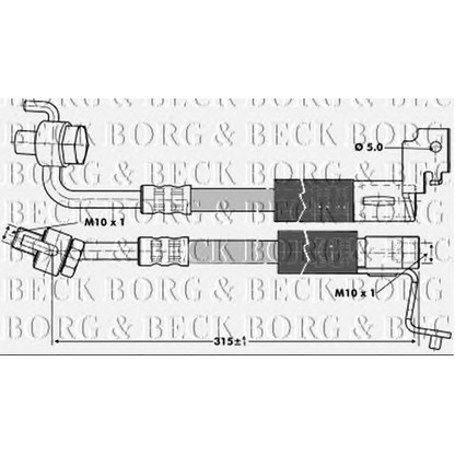 Photo Flexible de frein BORG & BECK BBH6693