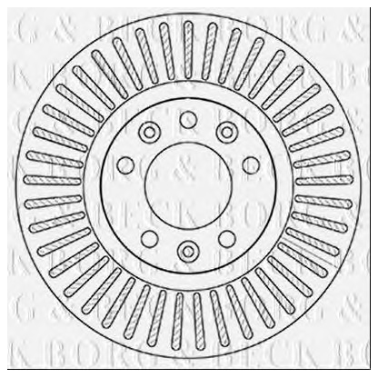 Photo Brake Disc BORG & BECK BBD5208