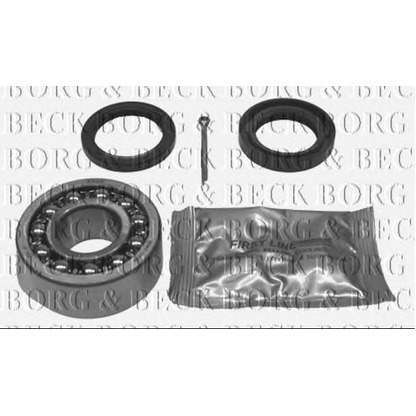 Photo Wheel Bearing Kit BORG & BECK BWK200