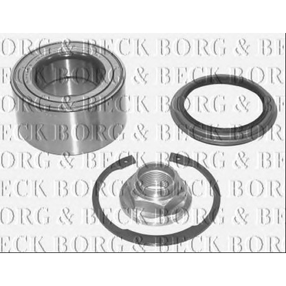 Photo Wheel Bearing Kit BORG & BECK BWK1032