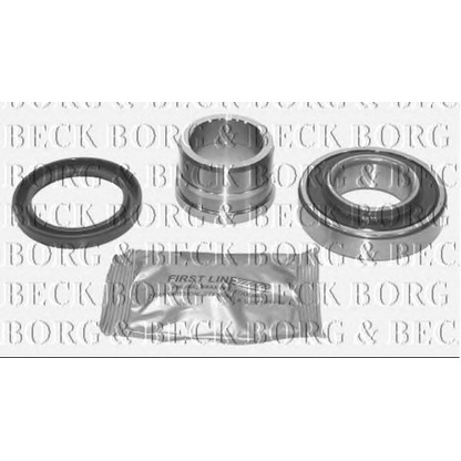 Photo Kit de roulements de roue BORG & BECK BWK1038