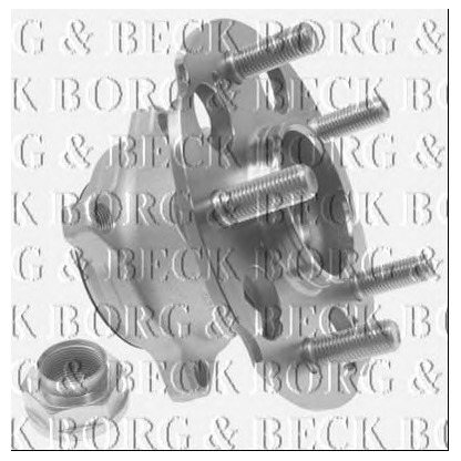 Photo Wheel Bearing Kit BORG & BECK BWK1262