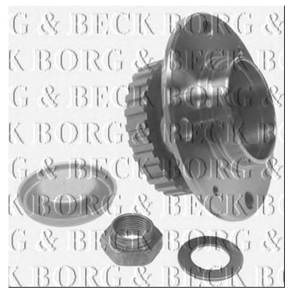 Photo Kit de roulements de roue BORG & BECK BWK413