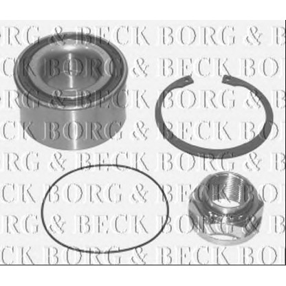 Foto Kit cuscinetto ruota BORG & BECK BWK534