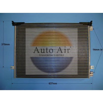 Photo Condenser, air conditioning AUTO AIR GLOUCESTER 161379
